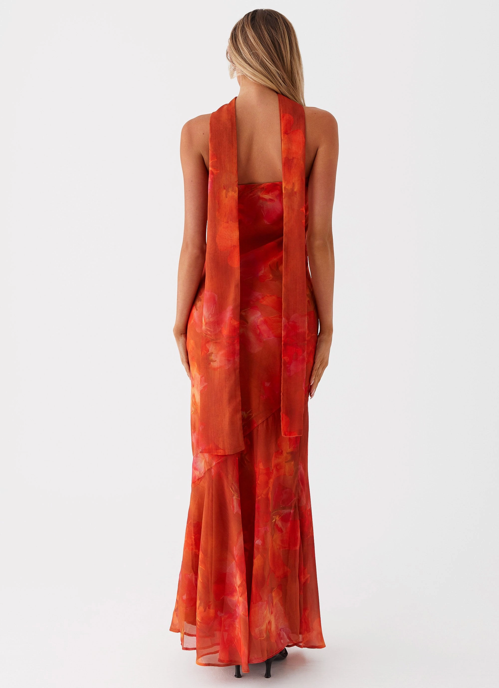 Open Design Under The Pagoda Maxi Dress - Amber