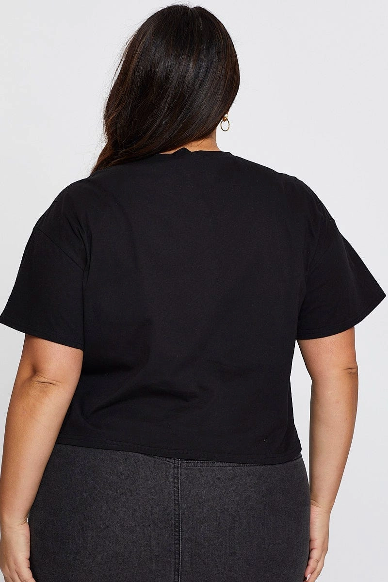 Everyday Flex Breathable mesh panel Black Sleeve T-shirt Embroidered Dragon Crew Neck Short