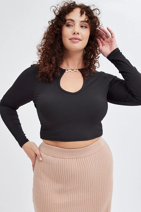 Beige Knit Skirt Elastic Waist Midi Flare Rib High low hem