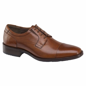 Johnston & Murphy Men's Lancaster Cap Toe - Tan Professional Routine