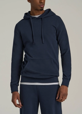 Street Staple Wearever 2.0 Fleece Hoodie for Tall Men in Evening Blue
