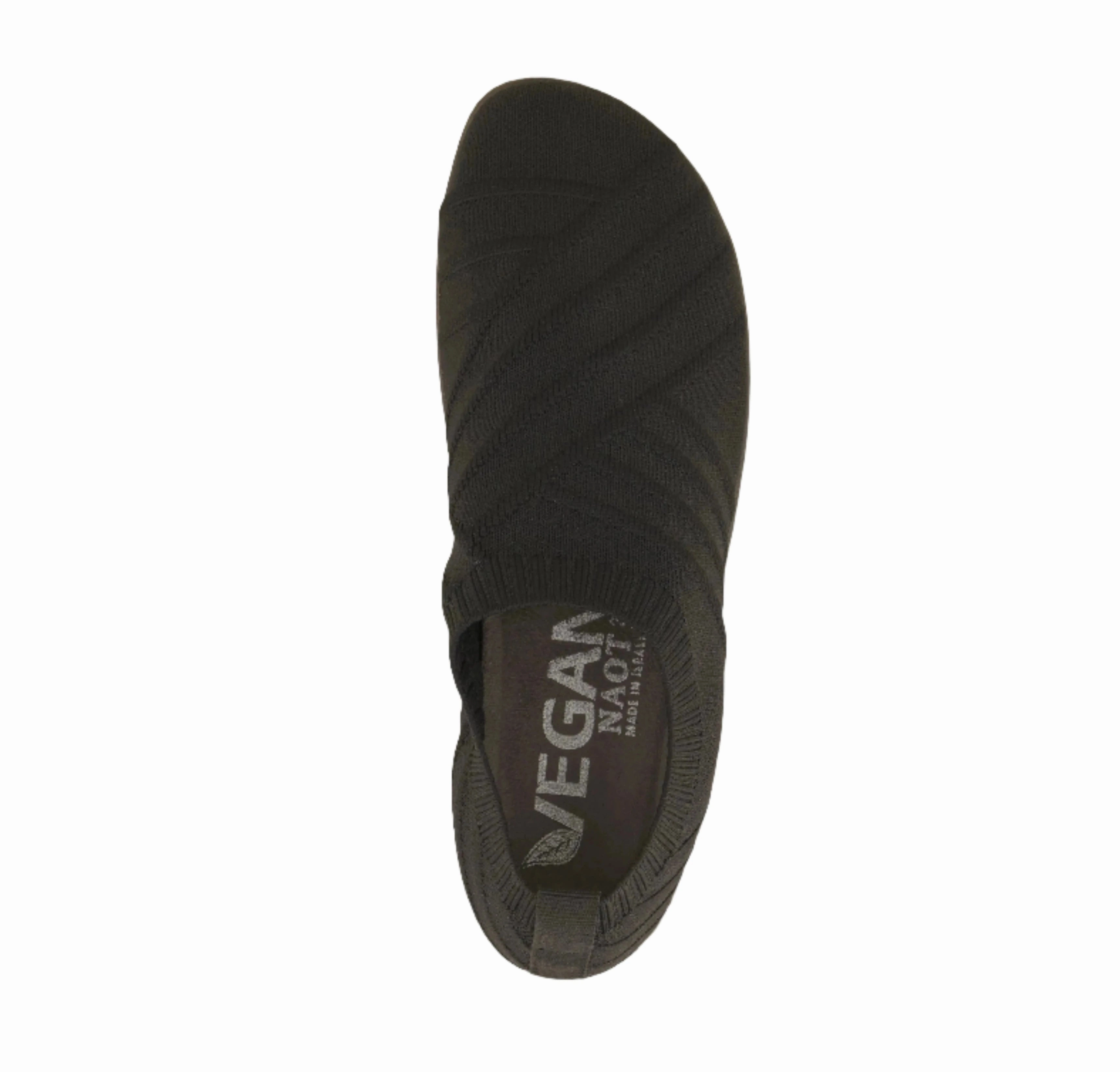 Naot Women's Okahu Knit Slip-On - Black Compact Build