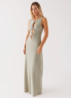 Sleek Movement Valli Maxi Dress - Sage