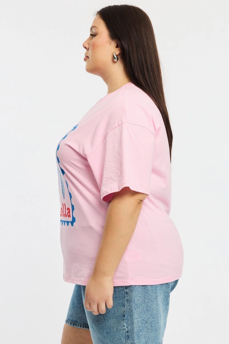 Cool Fit Pink Sardine T-shirt Short Sleeve