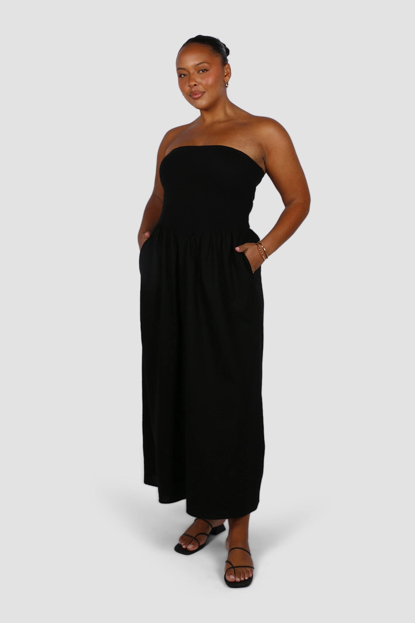 Gender Free VELLA DRESS BLACK