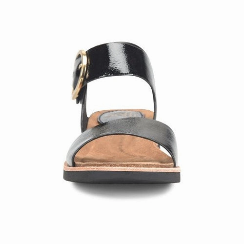 Minimal Weight Sofft Women's Bali Sandal - Black Patent