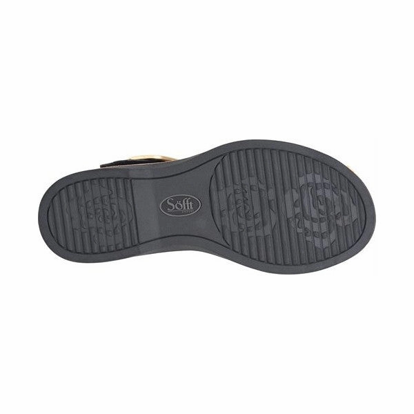 Sofft Women's Bali Sandal - Black Patent Foot Massage Comfortable Outdoor Adventure