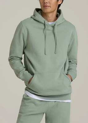 Wearever 2.0 Fleece Hoodie for Tall Men in Seagrass Street Style Vibe Comfortable Style