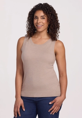Layering Piece Chessy Tank Top - Sandstone Haze