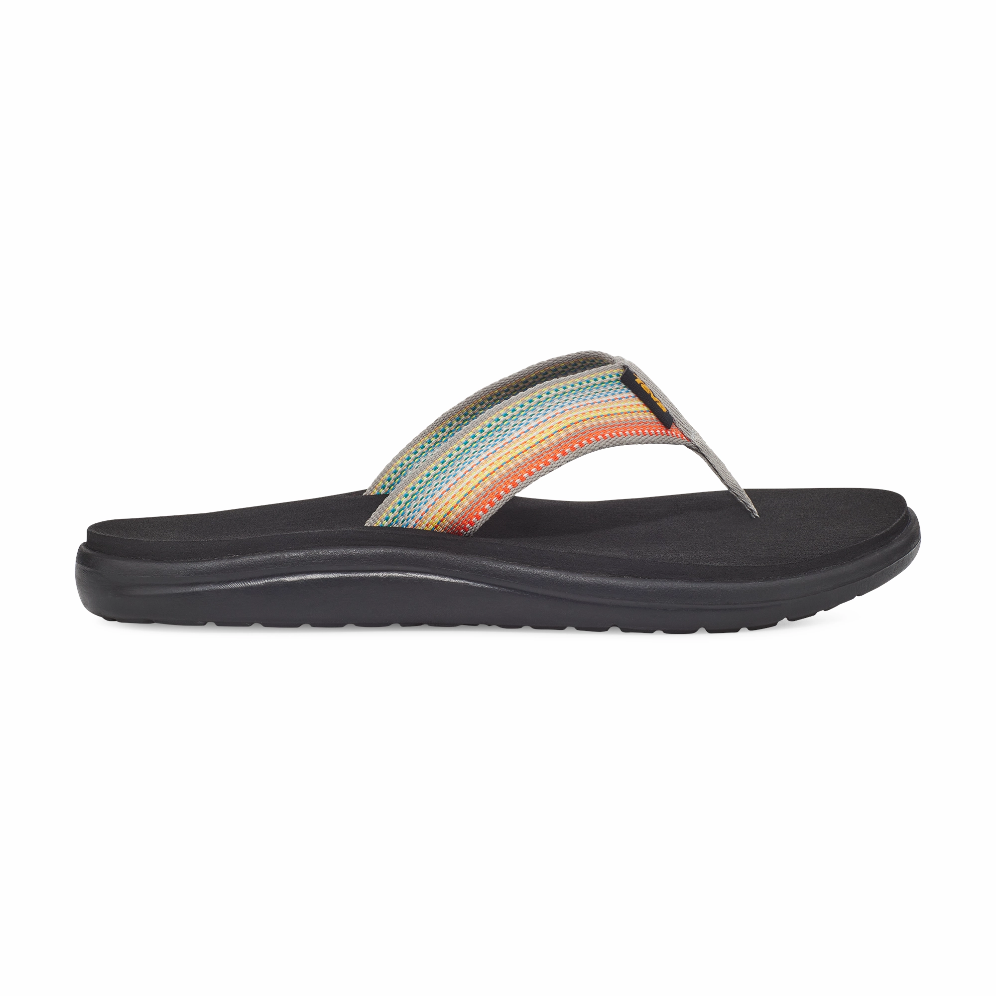 Teva Women's Voya Flip - Antiguous Grey Multi Heel Cup Stabilization All-Day Sandals