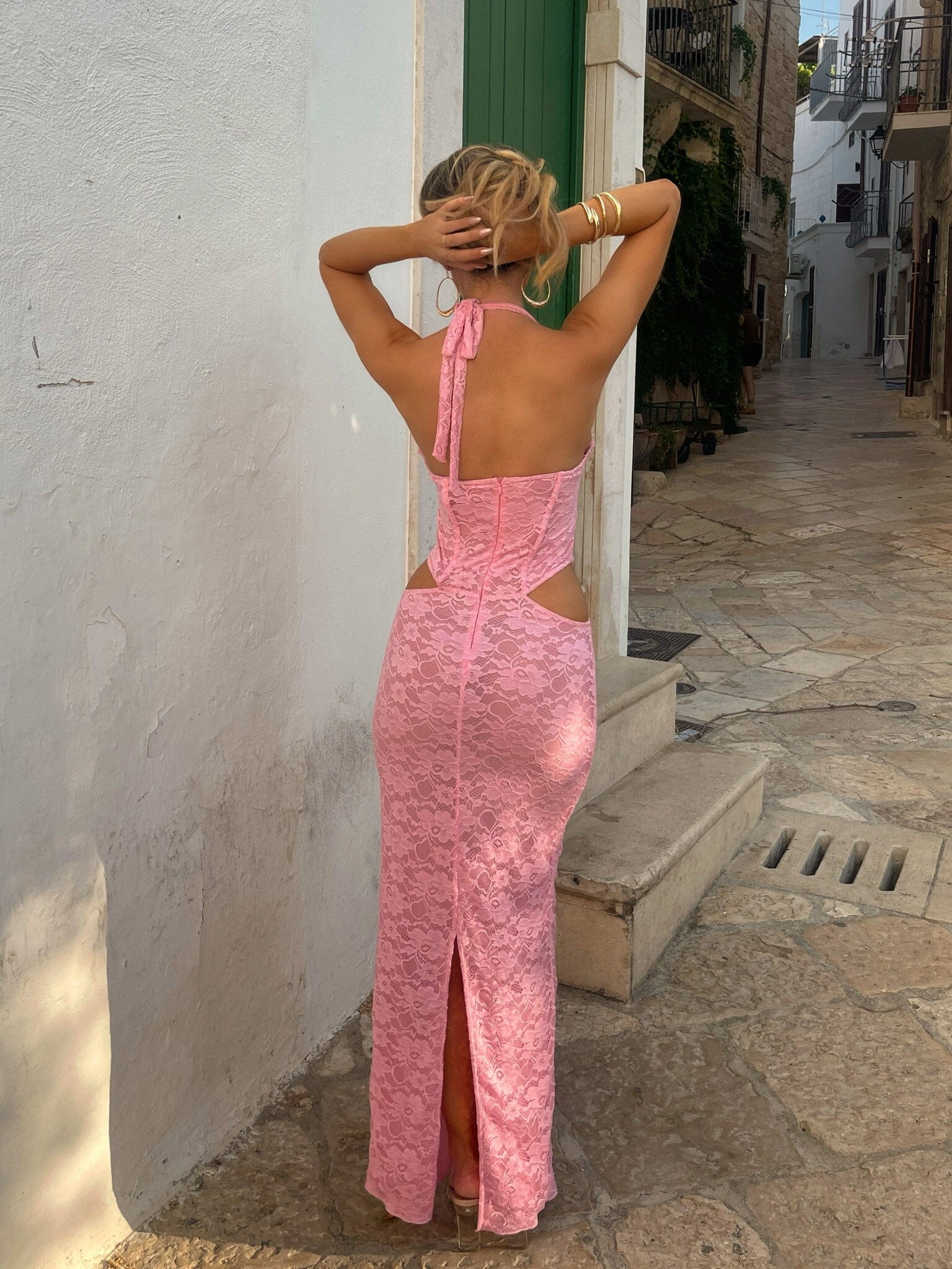 Year Rounder VIDA MAXI DRESS PINK