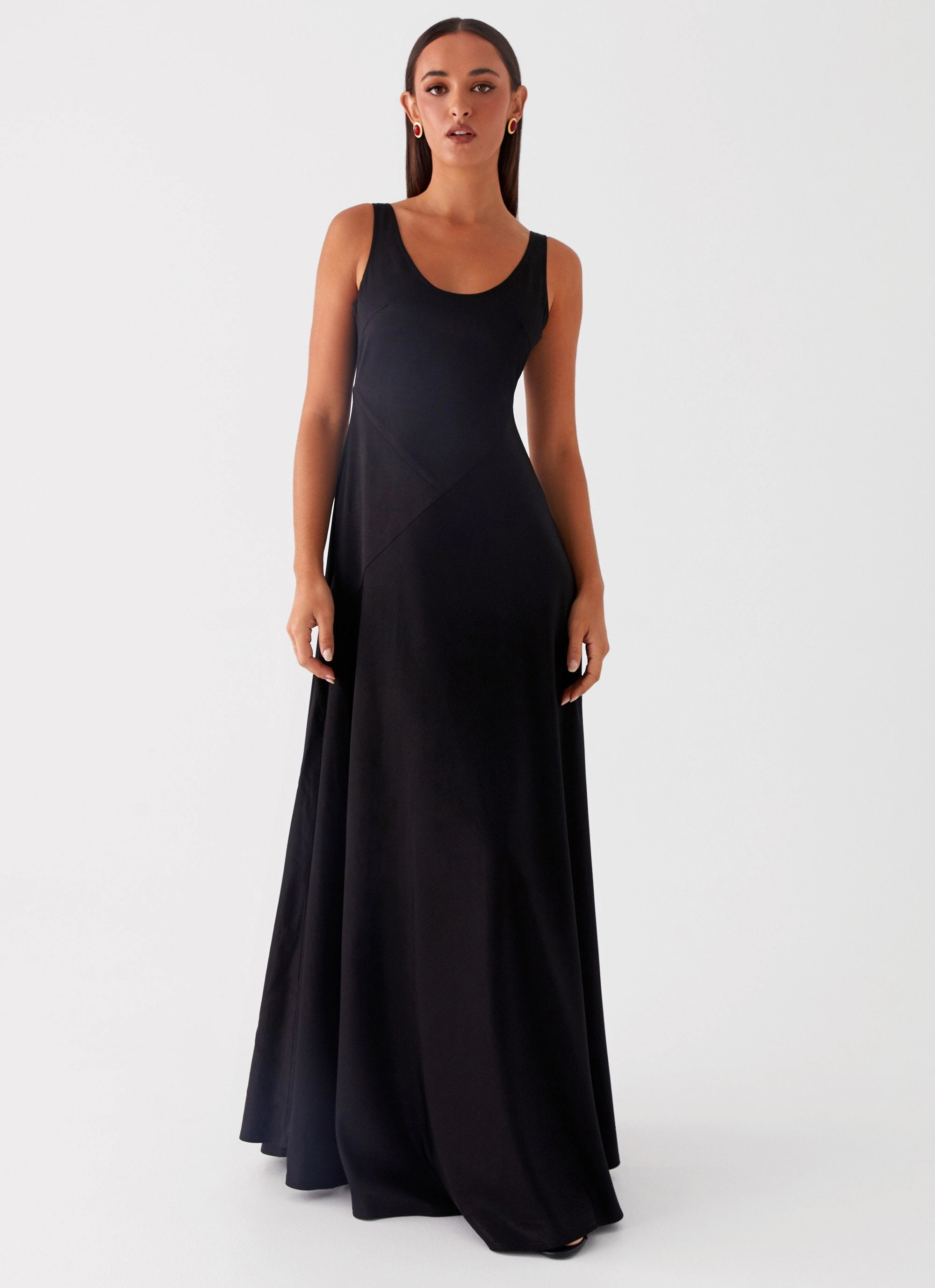 Cosma Maxi Dress - Black Fashion Daily