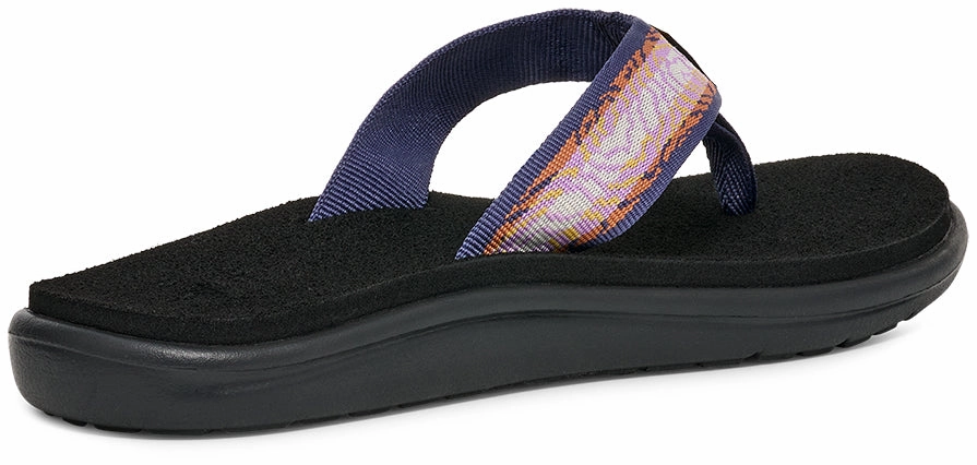 Teva Women's Voya Flip Sandal - Archive Topo Lupine Casual Footwear for Active Life Street Chill