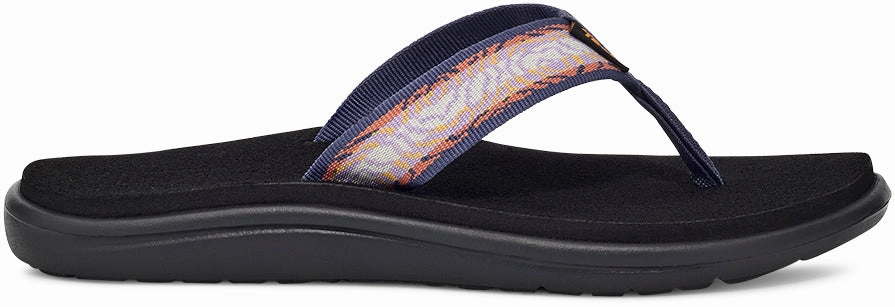 Teva Women's Voya Flip Sandal - Archive Topo Lupine Step Fresh Effortless Pair
