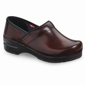 Professional Women's Cabrio Clog - Brown Ankle Room