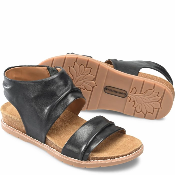 Durable Material Strappy Comfortiva Women's Gale Sandals - Black