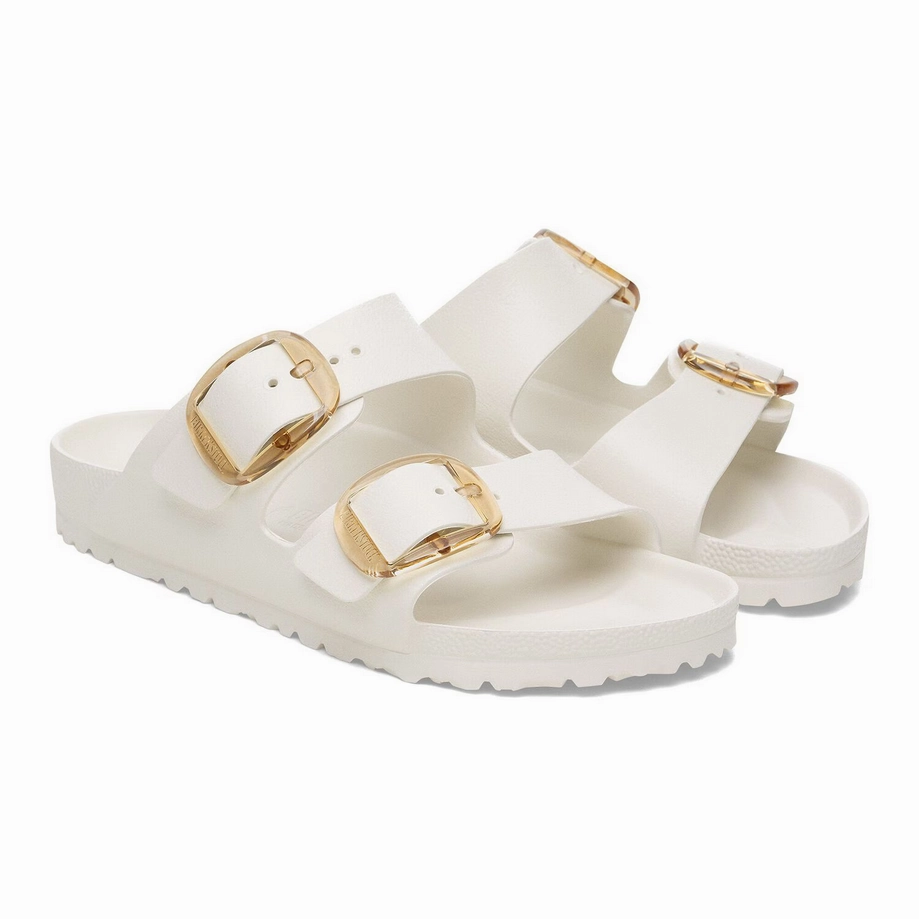 Ocean Breeze Sandal Clasps Birkenstock Women's Arizona Big Buckle EVA - Eggshell