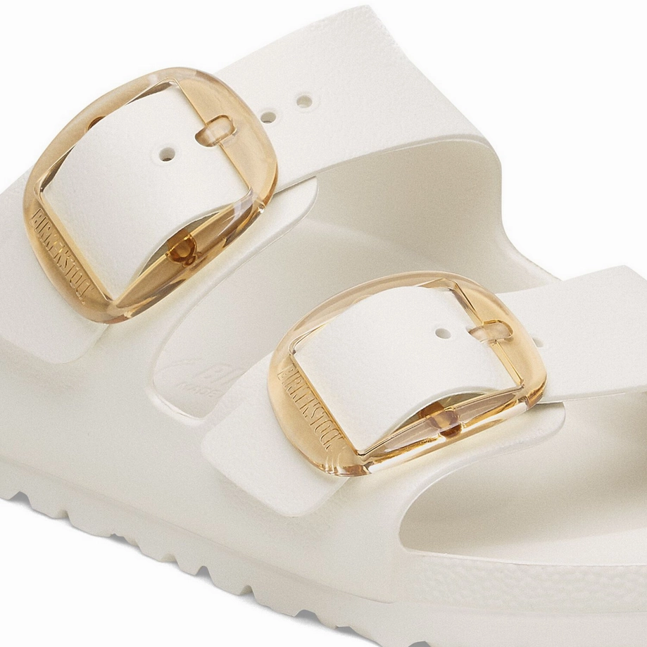 Birkenstock Women's Arizona Big Buckle EVA - Eggshell Weather Resistant Finish Elastic Band