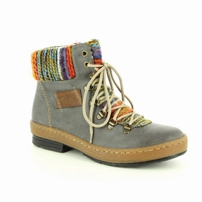 Rieker Women's Z6743 Felicitas 43 - Grey Stylish Look
