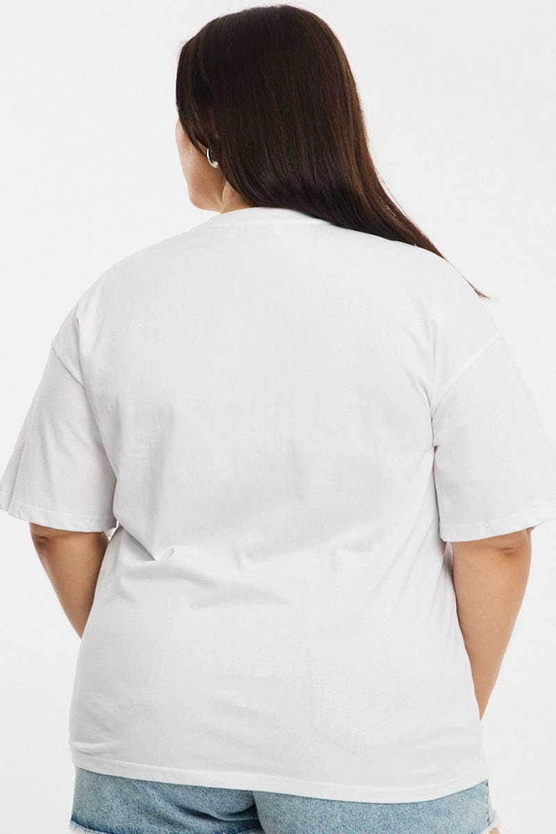 White Romano T-shirt Short Sleeve MoistureWicking Cozy and Soft