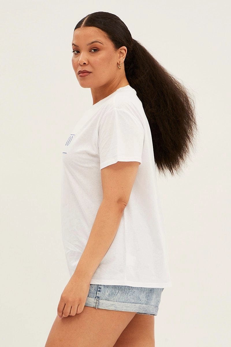 White Short Sleeve White San Francisco T-shirt Short sleeved breeziness Quick Slip