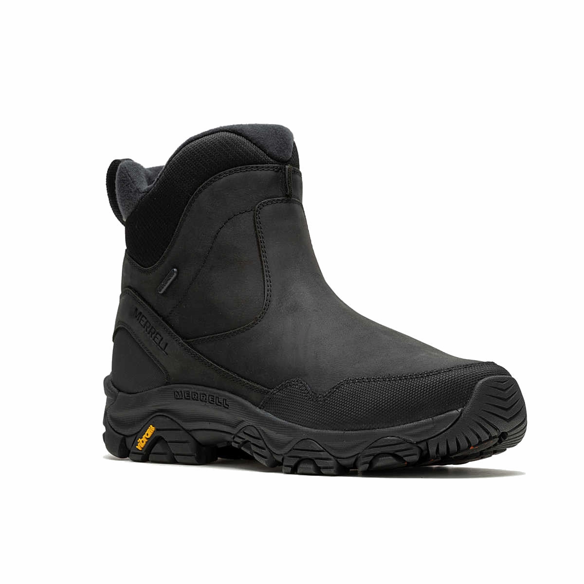 Merrell Men's Coldpack 3 Thermo Tall Zip Waterproof Boot w/ Arctic Grip  - Black Steel Guard