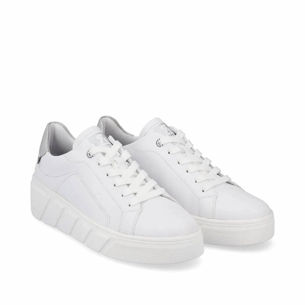 Flexible Midsole Women's Carla Casual Sneaker - Weiss/Frost