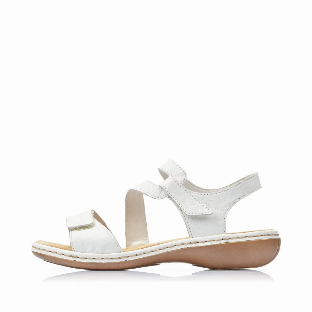 Strap Soft Band Women's Regina C7 Sandals - White