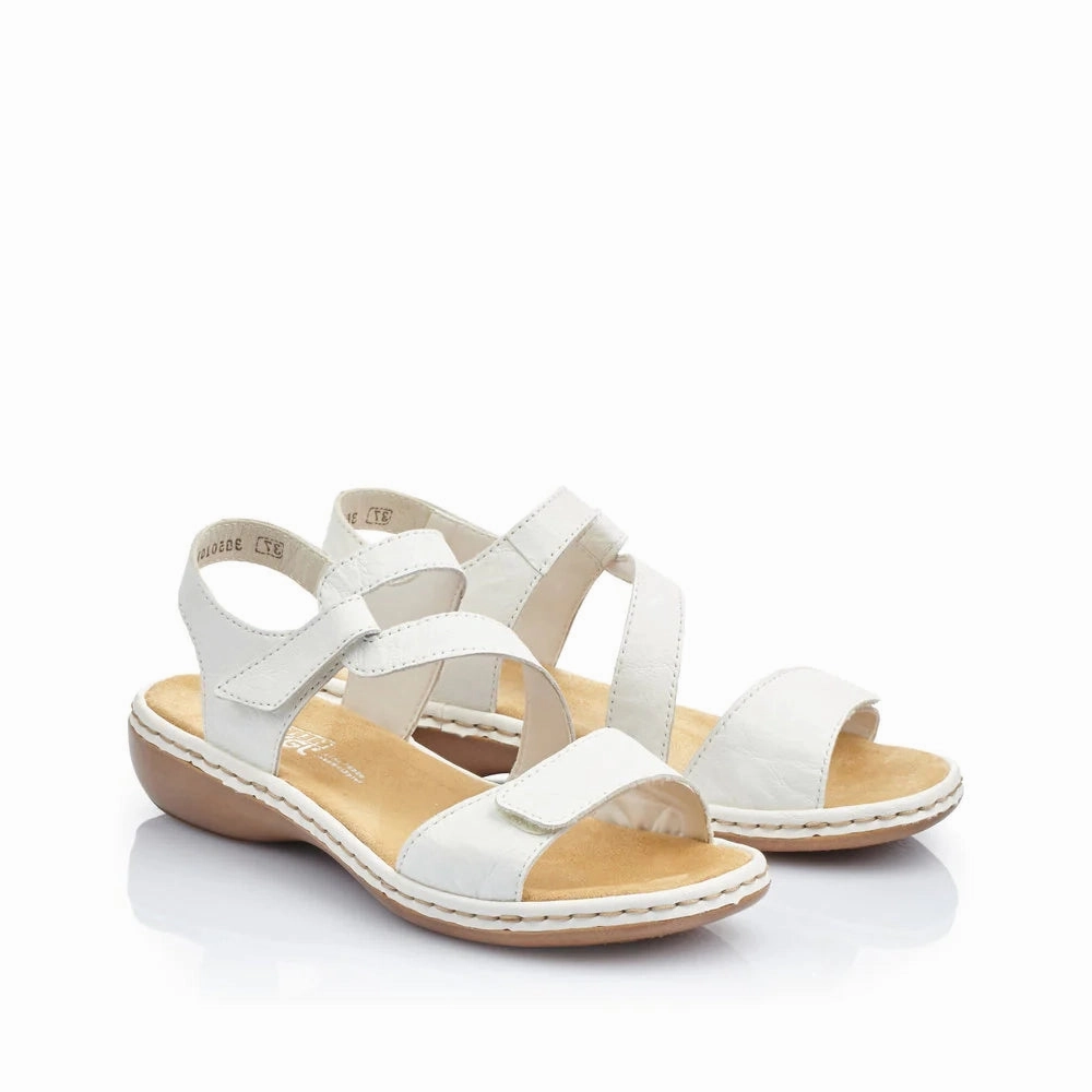 Women's Regina C7 Sandals - White Night Fun Sustainable Cork Footbed