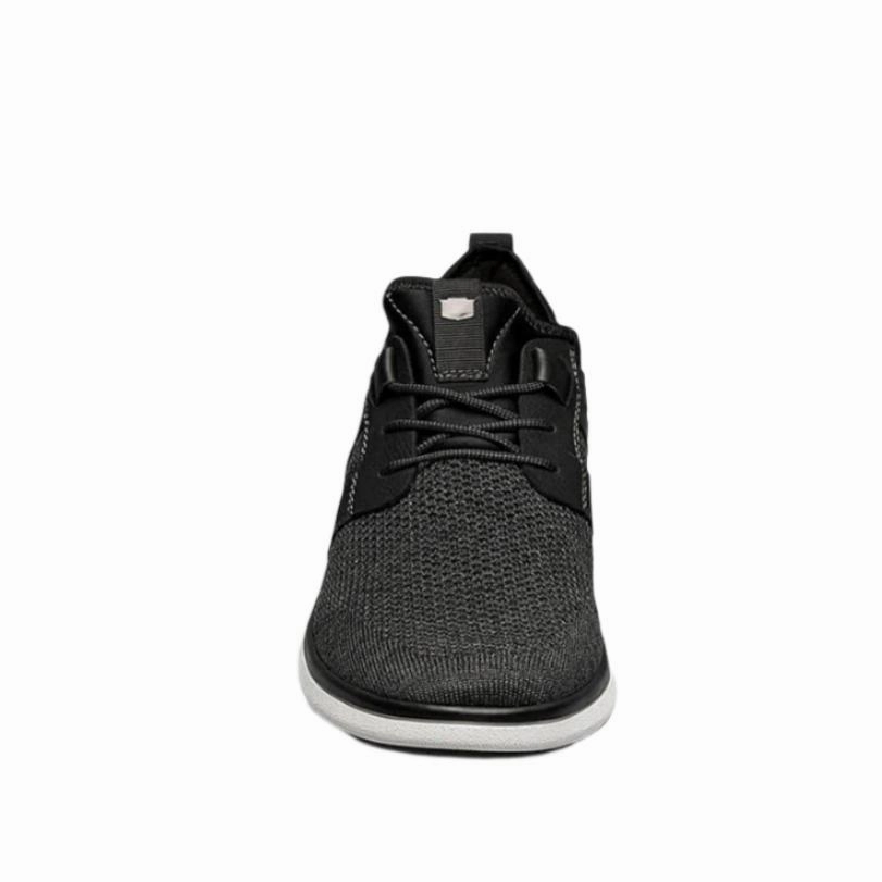 Florsheim Men's Venture Knit Lace Up Sneaker - Black Boardroom Style