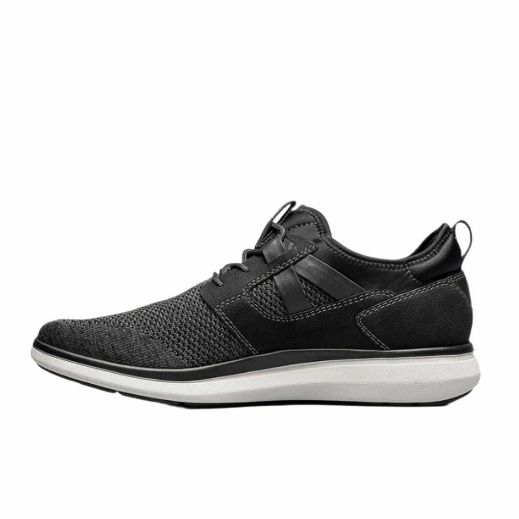 foldable Daily Activity Florsheim Men's Venture Knit Lace Up Sneaker - Black