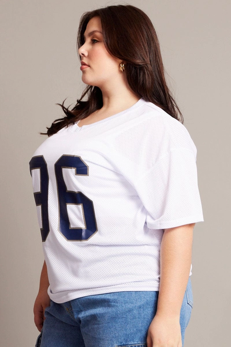 Moisture Wicking Fabric White Graphic T-shirt Short Sleeve Crew Neck