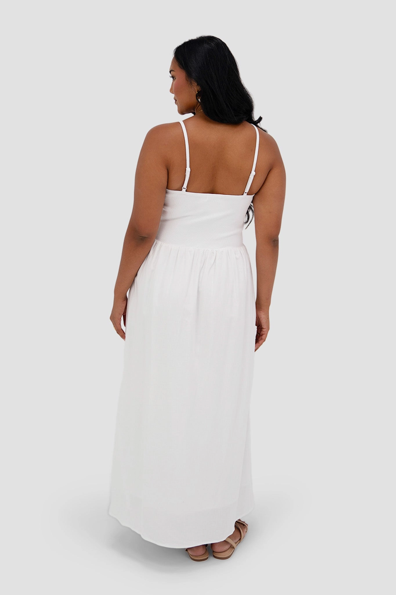 Lightweight warm-weather dress Trendy Layer YARA DRESS WHITE