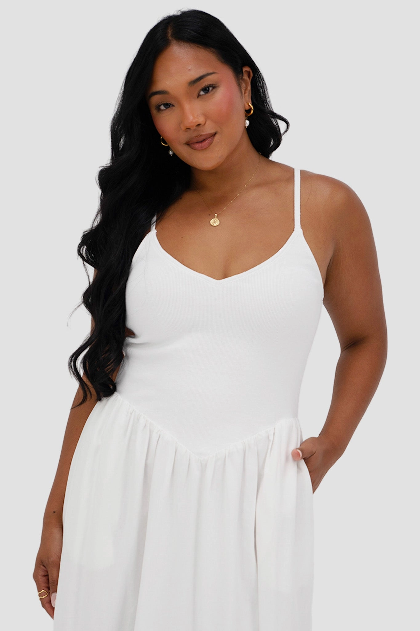 Mood Friendly Social Ease YARA DRESS WHITE