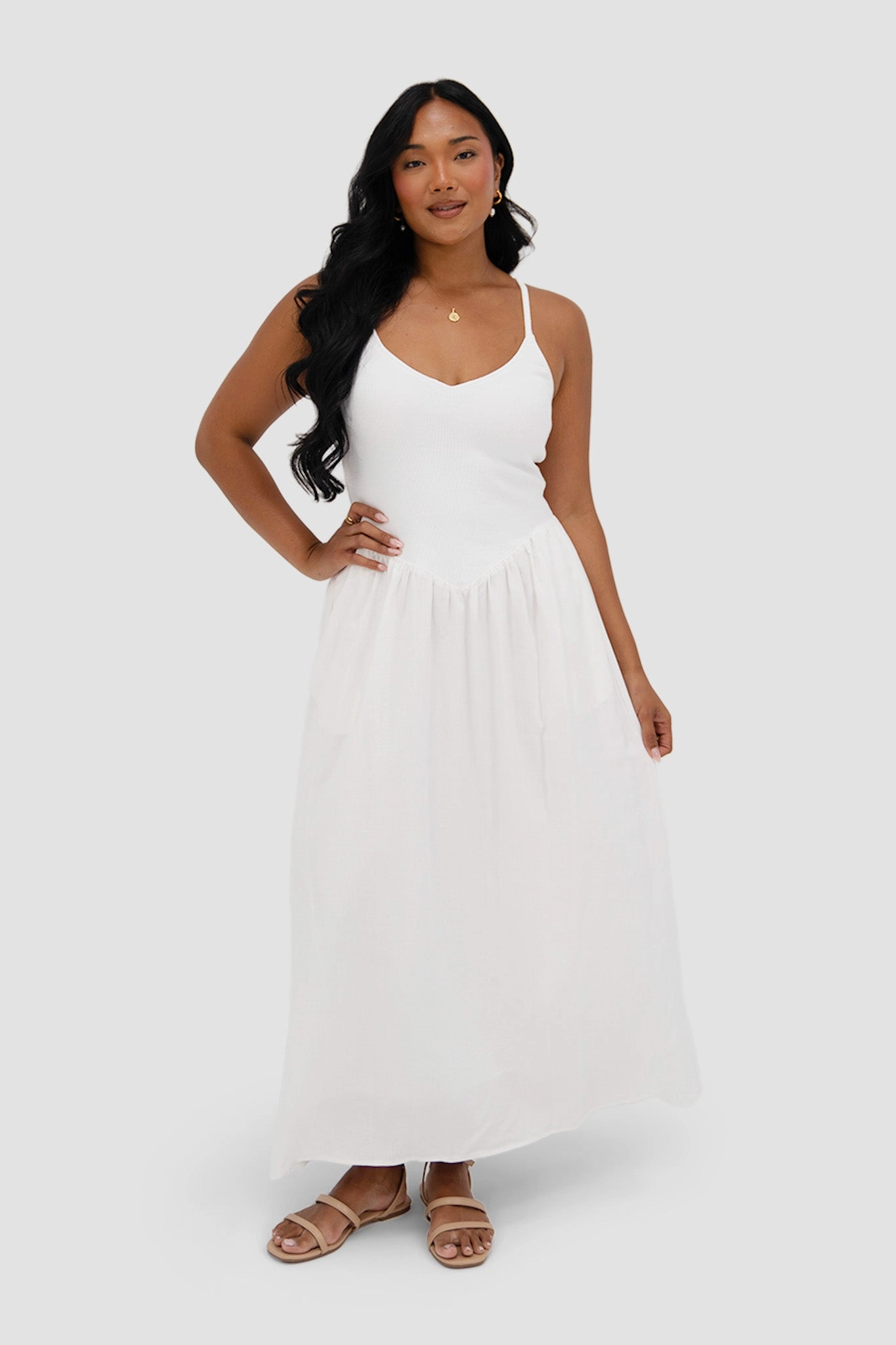 Skin Tone YARA DRESS WHITE