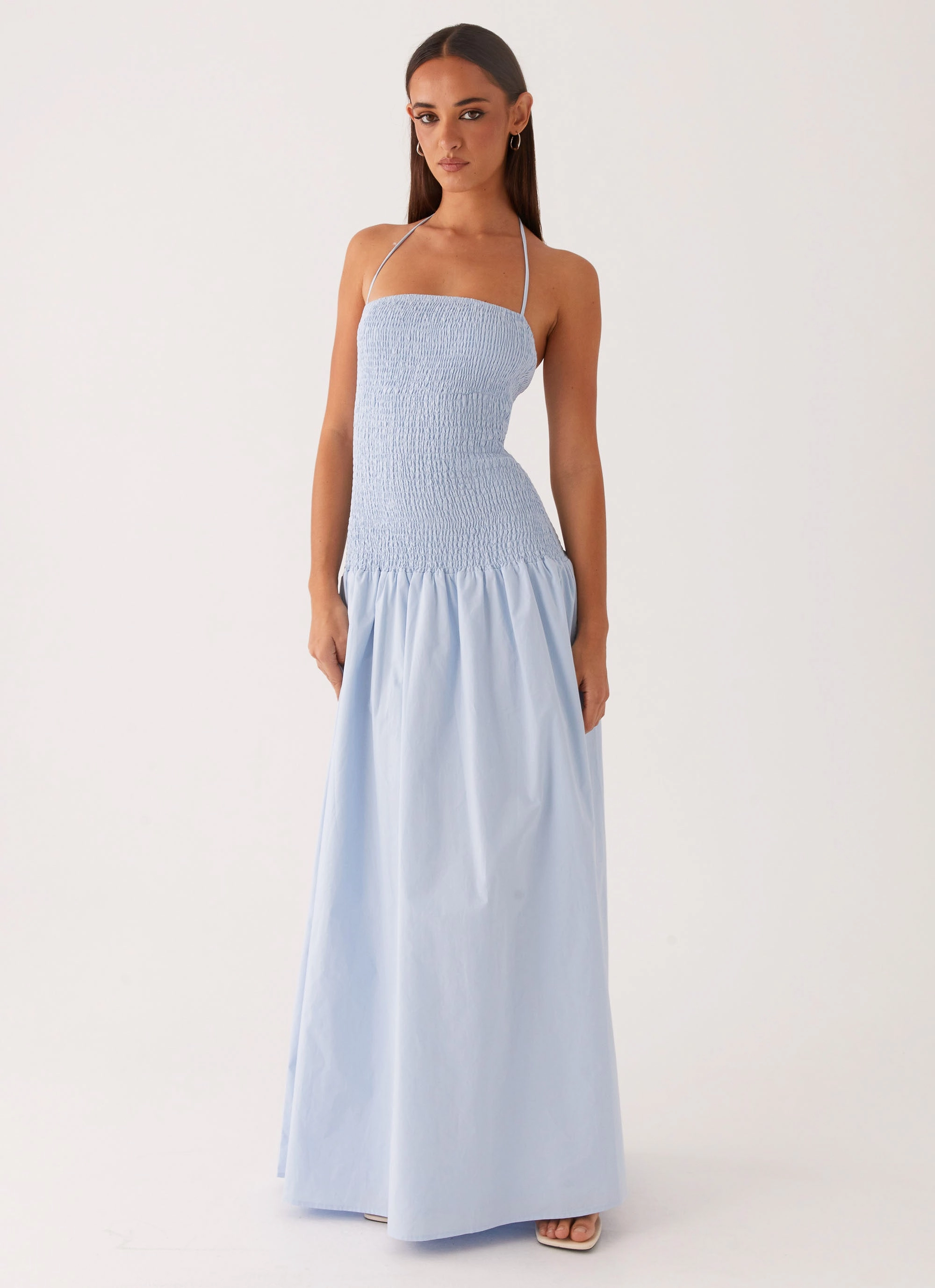 Zahra Maxi Dress - Blue Multi Season