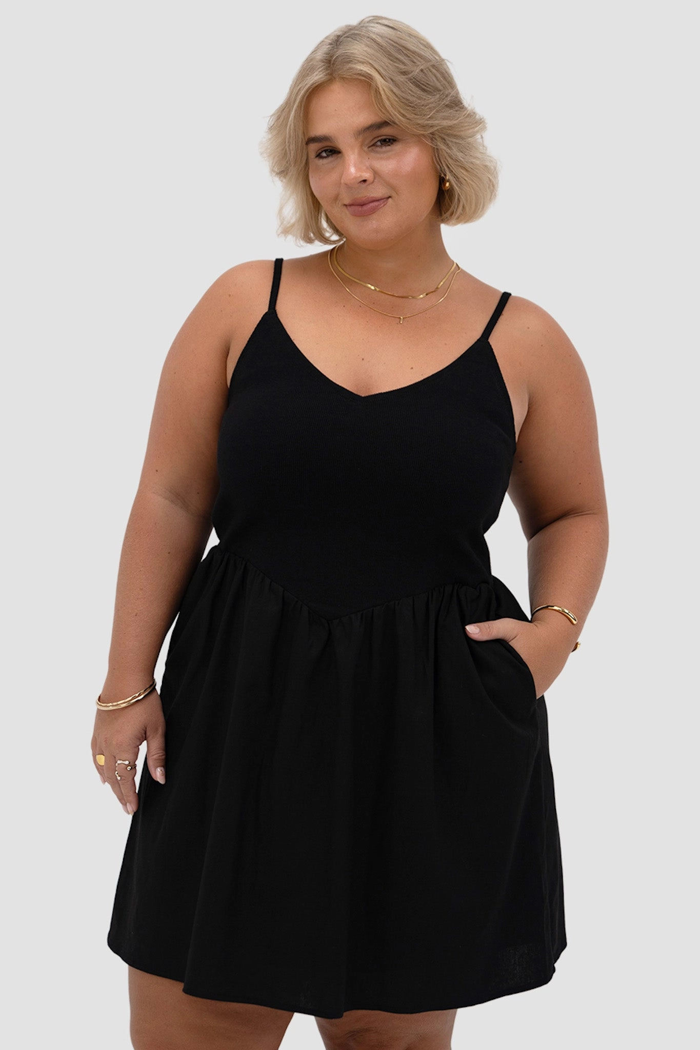 ZAREN MINI DRESS BLACK Perfect Fit Look Perfect Fit Wear