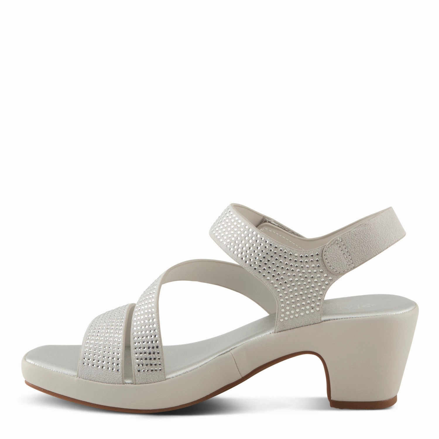 Relaxed Walk Patrizia by Spring Step Women's Yadiel Chic Sandal - Silver