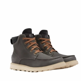 Comfort Lining All Day Wear Sorel Men's Madison II Waterproof Moc Toe Boot - Coal